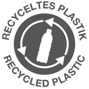 recyceltes Plastik