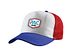 P.A.C. DIY Trucker Cap blue/red est.2012