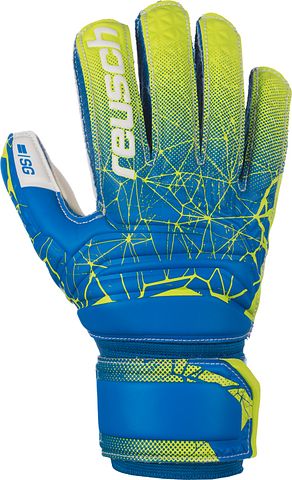 Reusch Fit Control SG JR blue/lime