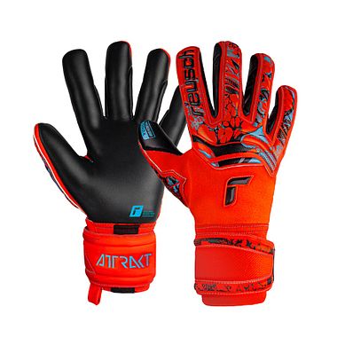 Reusch Attrakt Gold X bri.red/f.blu/blk