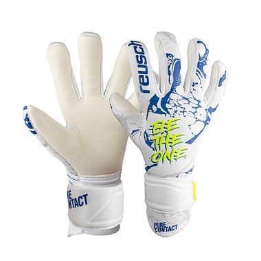 Reusch Pure Contact Silver white/deep blue