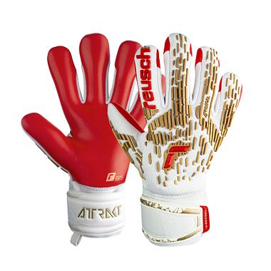 Reusch Attrakt Freegel Silver white/gold/fiery red