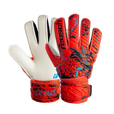 Reusch Attrakt Solid Junior bright red/future blue