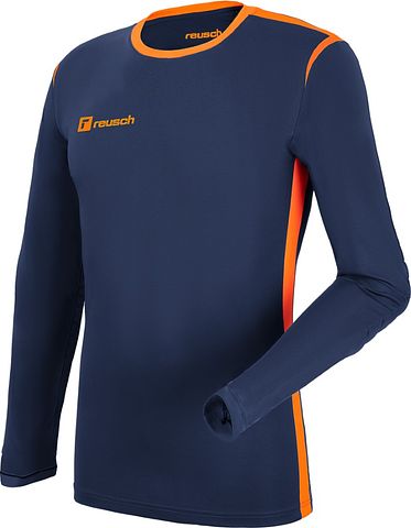 Reusch Match Longsleeve Padded premium blue/shocking orange