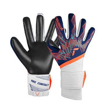 Reusch Pure Contact Gold premium blue/electric orange/black