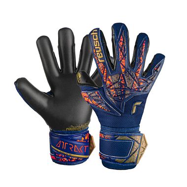 Reusch Attrakt Gold X Junior pre.blue/gold/blk