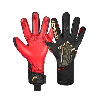 Reusch Fastgrip Gold X black/gold/fiery red