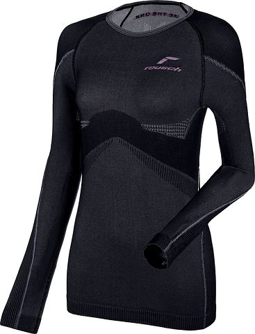 Reusch Undershirt Lady WARM blk/begonia pink