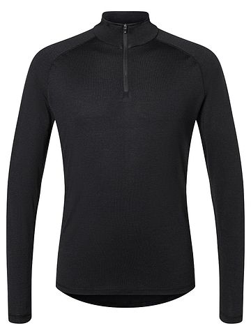 SN Super Natural M BASE 1/4 ZIP 230 jet black