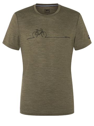 M BIKE LINE TEE OliveNigMel/JetBl