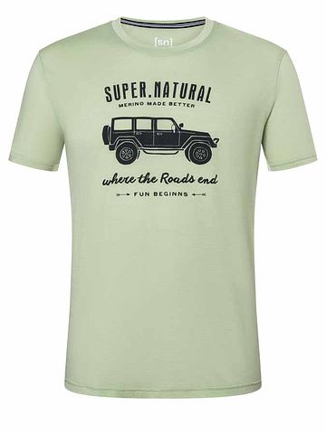 M ALL TERRAIN TEE cel green/ur chic