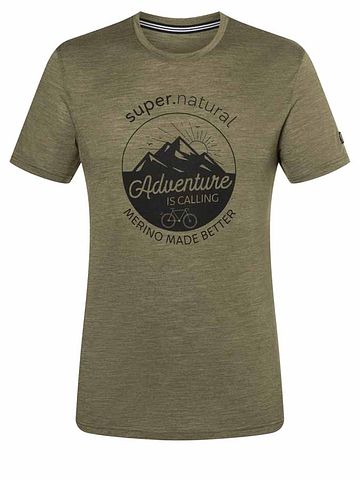 M DISCOVER TEE olive ni mel/blk