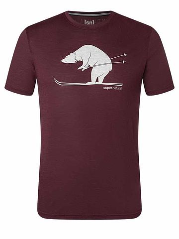 M SKIING BEAR TEE