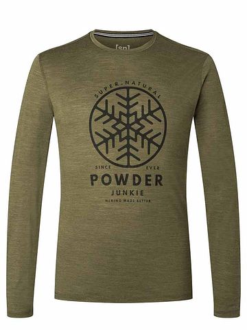 M POWDER JUNKIE LS olive ni mel/blk