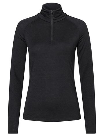 SN Super Natural W BASE 1/4 ZIP 175 jet black