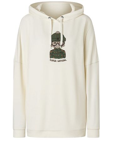 SN Super Natural W SNOW CAT HOODIE