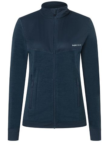 SN Super Natural W ADVENTURE TRACK JACKET blueberry