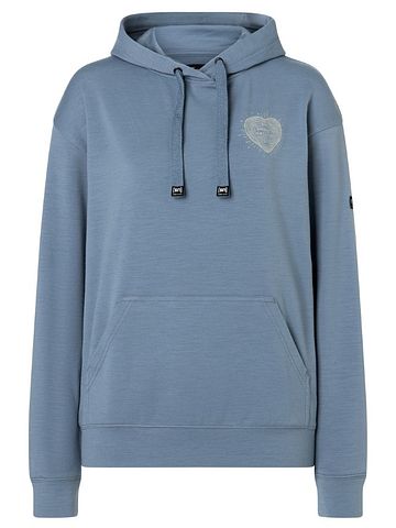 SN Super Natural W LITTLE HEARTWOOD HOODIE flint stone/feather grey