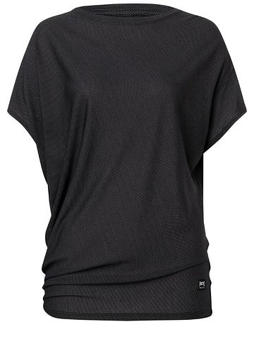 SN Super Natural W LOOSE AIR TEE jet black