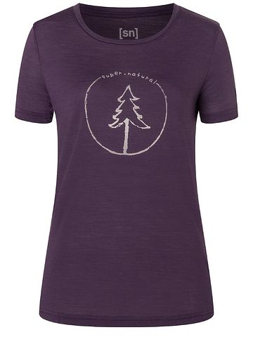 SN Super Natural W BUBBLE TREE TEE