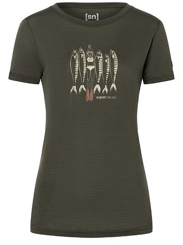 SN Super Natural W COPPER SARDINE TEE black ink/semolina/copper