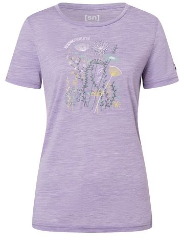 SN Super Natural W ROCK FLOWERS TEE