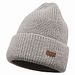 P.A.C. Alea Merino Beanie light grey melang