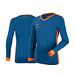 Reusch Match Longsleeve Padded true blue/shocking orange