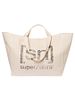 SN Super Natural ARABASQUE LOGO BAG natural white