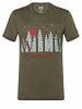 SN Super Natural M WILD AND FREE TEE OlivMel/VapGrey/R