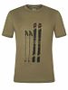 SN Super Natural M SKIING GEAR TEE oliv ni m/blk/aur