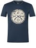 M SALT & ROCK TEE blueberry/semolin