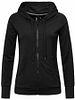 SN Super Natural W ESSENTIAL ZIP HOODIE jet black melange