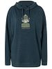 SN Super Natural W SNOW CAT HOODIE blueberry/various