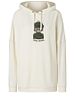 SN Super Natural W SNOW CAT HOODIE fresh white/various